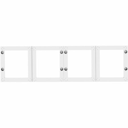Lorell Wall-Mount Hutch Frosted Glass Door, 3 Doors, Fits 60" Essentials Wall-Mount Hutch, PK3 LLR59711