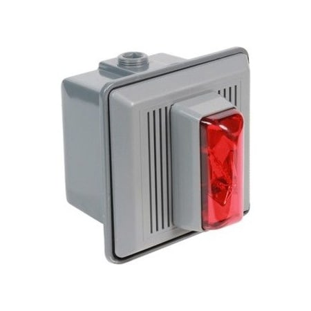 Edwards Signaling HORN/STROBE, INDUSTRIAL, RED 867STRR-AQ