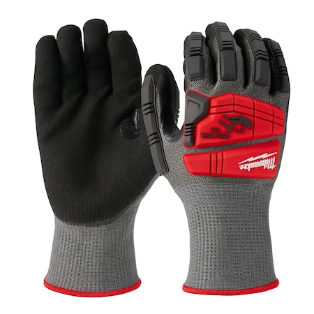 Milwaukee Tool Impact Cut Level 5 Nitrile Dipped Gloves - Small, Cut Level A5 , Dipped , Nitrile 48-22-8980