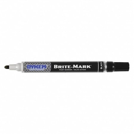 Dykem Dykem Brite-Mark Regular Line Black Marker 8030-8402
