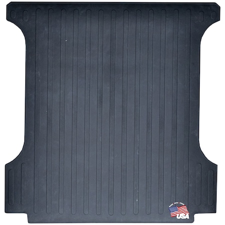 Boomerang Rubber Truck Bed Mat, Black, Unfinished, Rubber TM665BAGGED