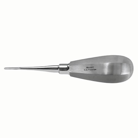 Jorgensen Laboratories Dental Elevator, Small, Straight, 2mm, 5.25in J0043S