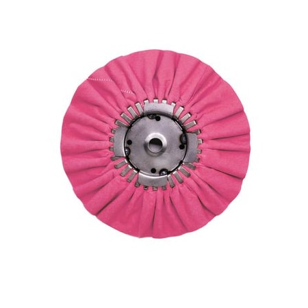 Renegade Products Usa 10 Inch, Pink, 5/8" Center Plate Case Pack Airway Buffing Wheels, Bulk Deal, 5PK FAW1058PTX5PAK