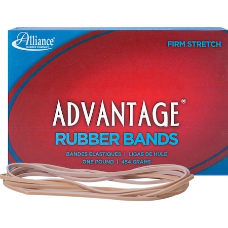 Alliance Rubber 27405 Advantage Rubber Bands Size 117B, Beige ALL27405