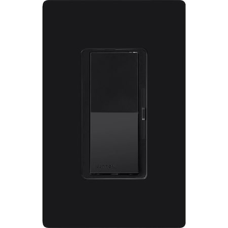 Lutron Diva Black 600 W 3-Way Dimmer Switch DVCL-153PH-BL