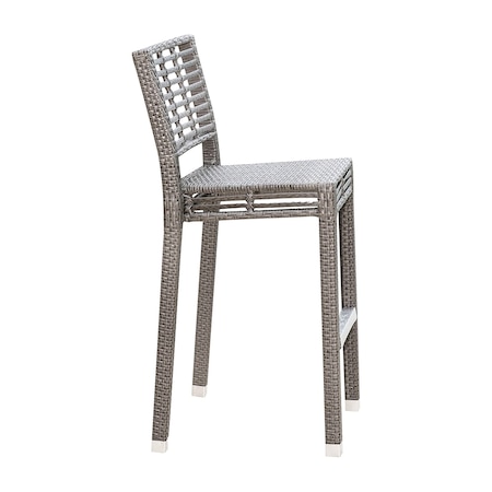 Panama Jack Outdoor Panama Jack Graphite Stackable Barstool PJO-1601-GRY-BS