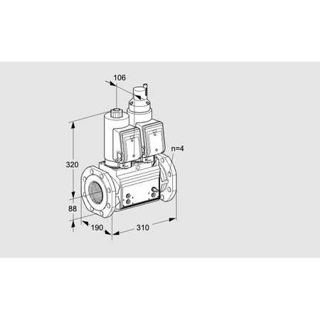 Honeywell Kromschroder VCS7T80A05NLQSRB/PPMP/PPMP KS88204454