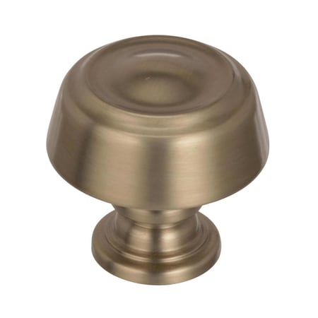 Amerock Kane Transitional Round Cabinet Knob 1-3/16 in. D 1-3/16 in. Golden Champagne 1 pk BP53700BBZ