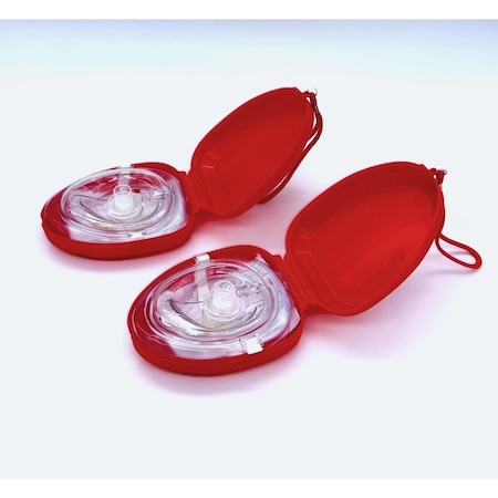 First Voice CPR Mask in Clam Shell Case, PK2 CPRB02-CLAM2