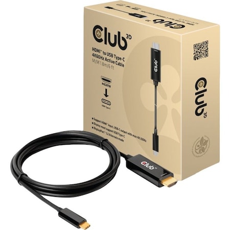Club 3D B.V HDMI TO USB-C 4K60HZ ACTIVE CABLE 6 FT CAC-1334