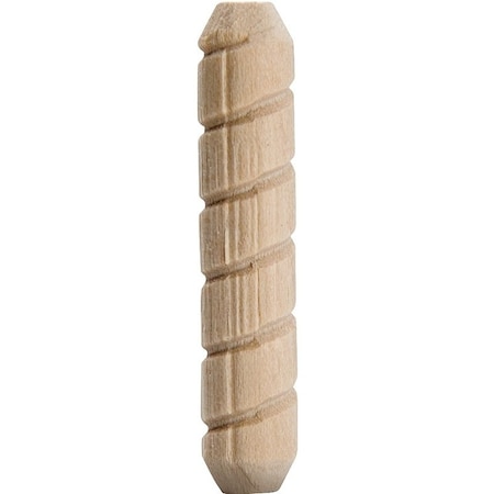 Waddell Dowel Pin, 1/4 in Dia, 1-1/4 in L, Hardwood 774-CS
