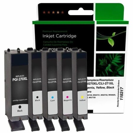 Clover Imaging Group Imaging Non-OEM New High Yield Ink Cartridges 118317