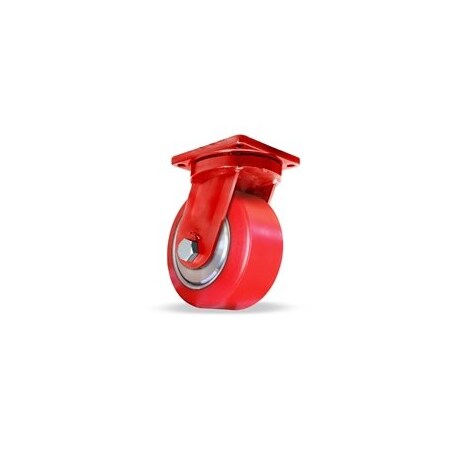 Hamilton Spinfinity Swivel 13.5x5.5 Red Poly Wheel S-ZFMD-1355POYB