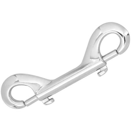 Campbell Chain & Fittings Double-Ended Bolt Snap, 60 lb Working Load, Zinc, Nickel-Plated T7615302