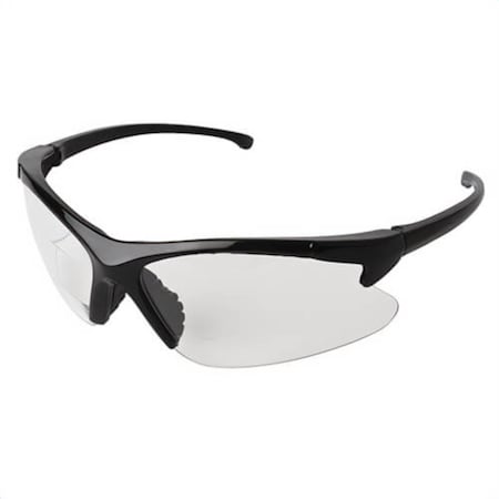 Kleenguard Bi-Focal Lens Reader Safety Glasses, +2 Diopter, Clear Lens, Black, Nylon Frame, V60 30-06* 20388