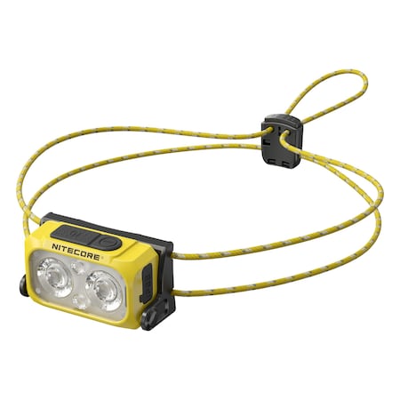 Nitecore NU25 MCT UL, Black 400 Lumen USB-C Rechargeable Multi-Temperature Ultralight Headlamp NU25MCT-UL-YL