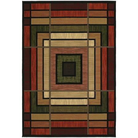 United Weavers 1 ft. 10 in. x 2 ft. 8 in. Contours Ambience Accent Rug, Terracotta 510 25029 24