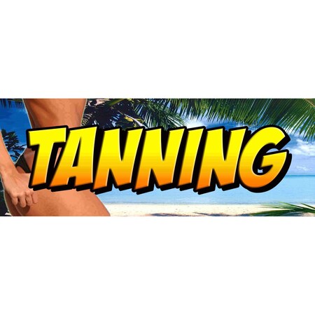 Signmission Tanning, 12 Inch, Decal D-Tanning