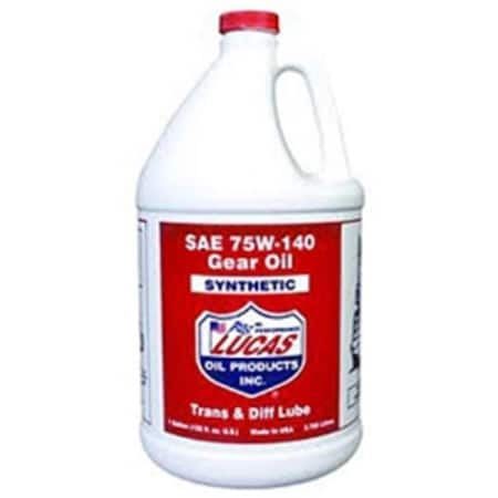Lucas Oil 75 W140 Synthetic Motor Lube, 4PK 10122