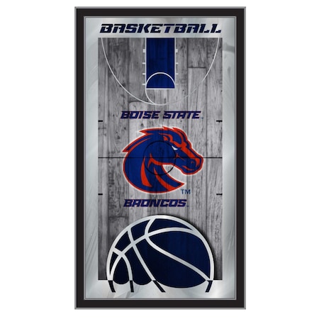 Holland Bar Stool Co Boise State 15" x 26" Basketball Mirror MBsktBoiseS