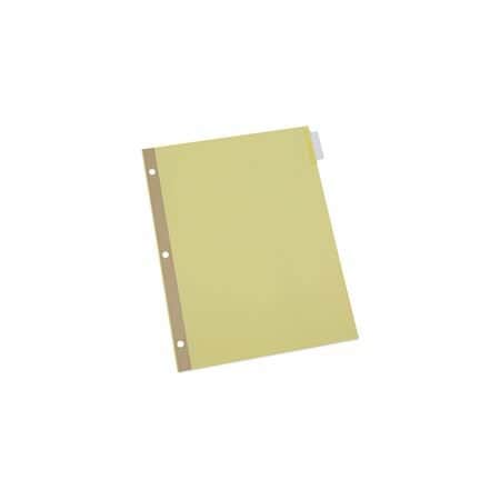 Universal One Extended Insert Indexes, 8 Tab, Buff, 24PK UNV20891