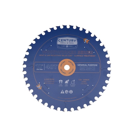 Century Drill & Tool Woodworker General Purpose Saw Blade 10601