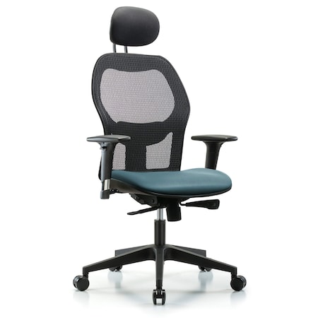 Blue Ridge Ergonomics Vinyl Adjustable Arms BR-EXE-VMDHCH-RG-H1-A1-RC-8822