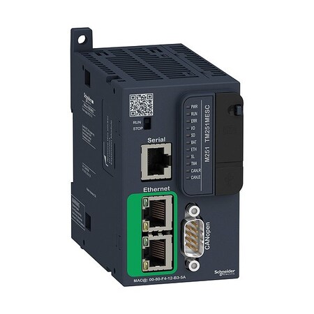 Schneider Electric Logic Controller, 24V DC TM251MESC