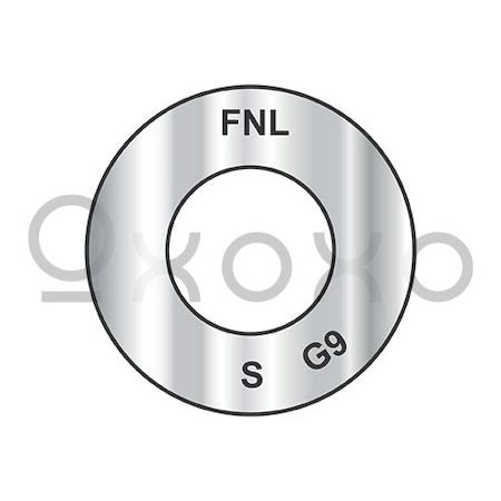 Oxoxo 1/4 SAE Flat Washer Grade 9 Gray/Silver 1,000 Hr Corrosion Resistant, 8000PK 547116