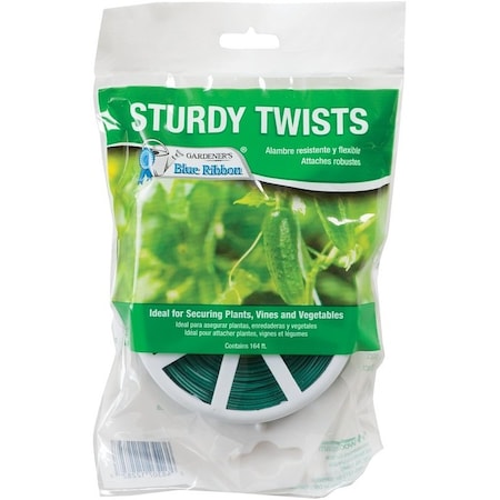 Gardeners Blue Ribbon Twist Tie W/Cutter Plstc 164Ft T009B-6