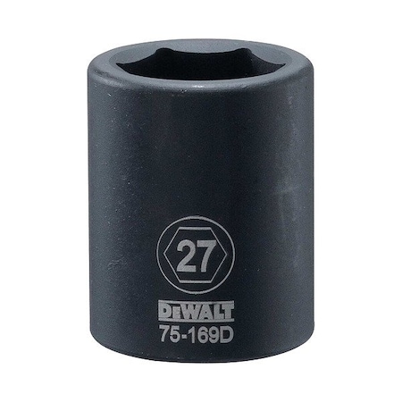 Dewalt Impact Socket, 3/4 IN DR, 27MM DWMT75169OSP