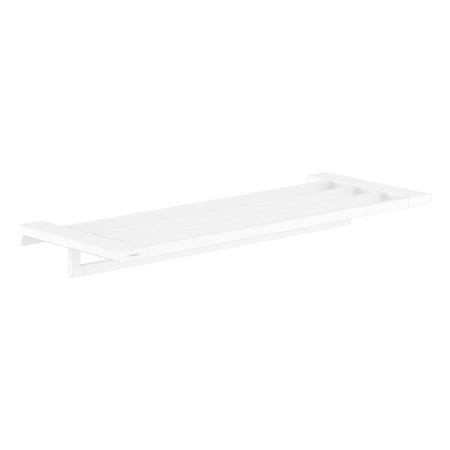 Hansgrohe AddStoris Towel Rack with Towel Bar in Matte White 41751700