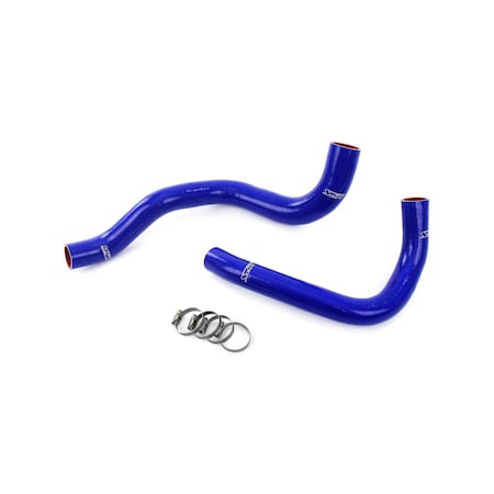 Hps Performance High Temp Reinforced Silicone Radiator Coolant Hose Kit, Blue,  57-2129-BLUE