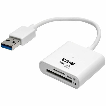 Tripp Lite USB 3.0 SUPERSPEED SD/MICRO SD MEMORY CARD MEDIA READER WITH 6 BUILT-IN CABLE U352-06N-SD