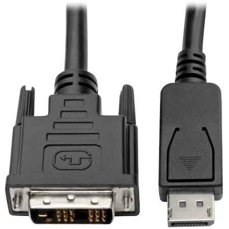 Tripp Lite DISPLAYPORT TO DVI-D CABLE ADAPTER, SINGLE-LINK ADAPTER WITH LATCHES M/M, 15 F P581-015