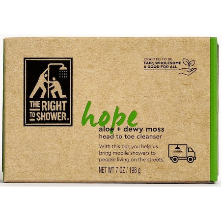 The Right To Shower Hope Green Aloe and Dewy Moss Bar Soap, 7 Ounce, 36PK 67499680