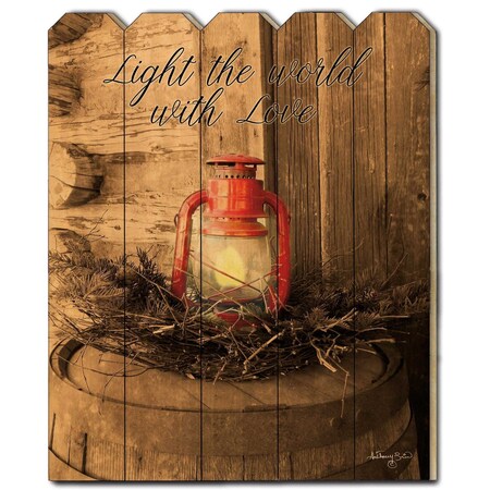 Homeroots Light the World Unframed Print Wall Art 404304