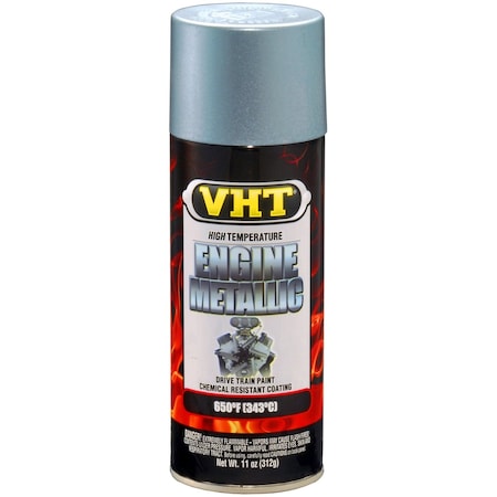 Vht Paint VHT Engine Metallic Heat Resistant To 650 Degrees Fahrenheit; Titanium Silver Blue; Aerosol SP403