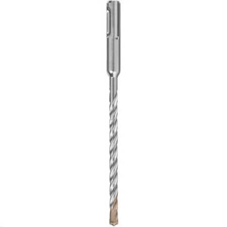 Black+Decker Masonry Drill Bit, 2-Cutter, 3/16 in Drill Bit, Round Cutting, 25/64 in Shank DW5407