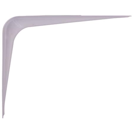 Prosource Shelf Bracket, 65 lb/Pair, 6 in L, 5 in H, Steel, White 21138PHL-PS
