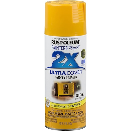 Rust-Oleum Painter's Touch 2X Ultra Cover Gloss Marigold 12 Oz. Spray 249862