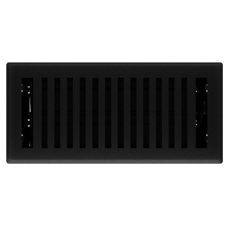 Imperial Mfg Register Floor Blk Iron 4X10In RG3439