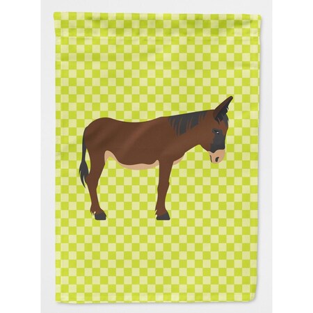 Carolines Treasures Zamorano-Leones Donkey Green Flag Canvas House BB7679CHF