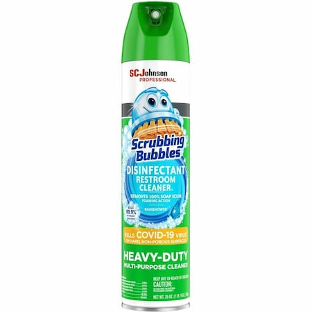 Scrubbing Bubbles Bathroom Cleaner, 25 oz, Aerosol Can, Ready to Use, PK12 313358