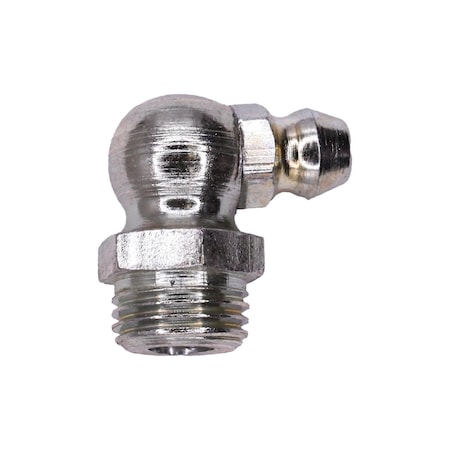Auveco Grease Fitting 10mm-1.0 90 Degree Plated (9390), 5PK 11101