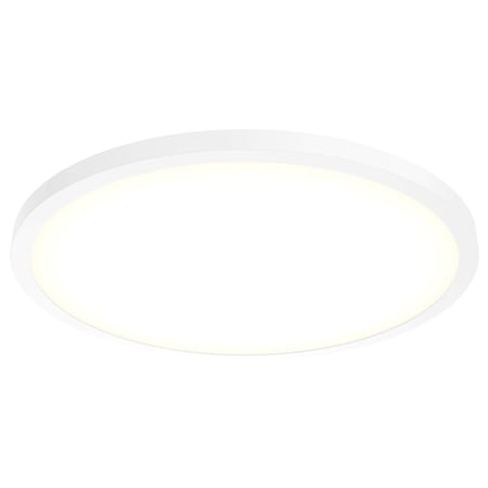 Dals Lighting Delta 24'' Square Indoor/Outdoor LED Flush Mount 120/277/347V, White CFLEDR24-CC-V-WH