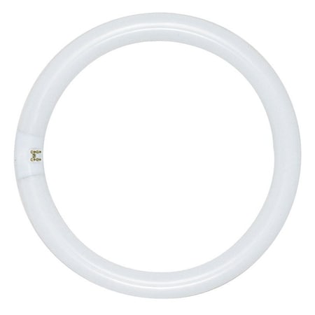 Satco 32 Watt, T9, Circline Fluorescent, 3000K Warm White, 52 CRI, 4-Pin base S6505