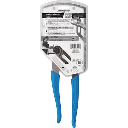 Channellock SpeedGrip 10'' V-Jaw Tongue & Groove Pliers 432X