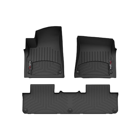 Weathertech Black, Front and Rear Floorliners 4417341-4417772