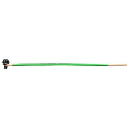 Ideal 12 Awg, 10 In. Solid W/Grnd Screw, PK500 30-3394